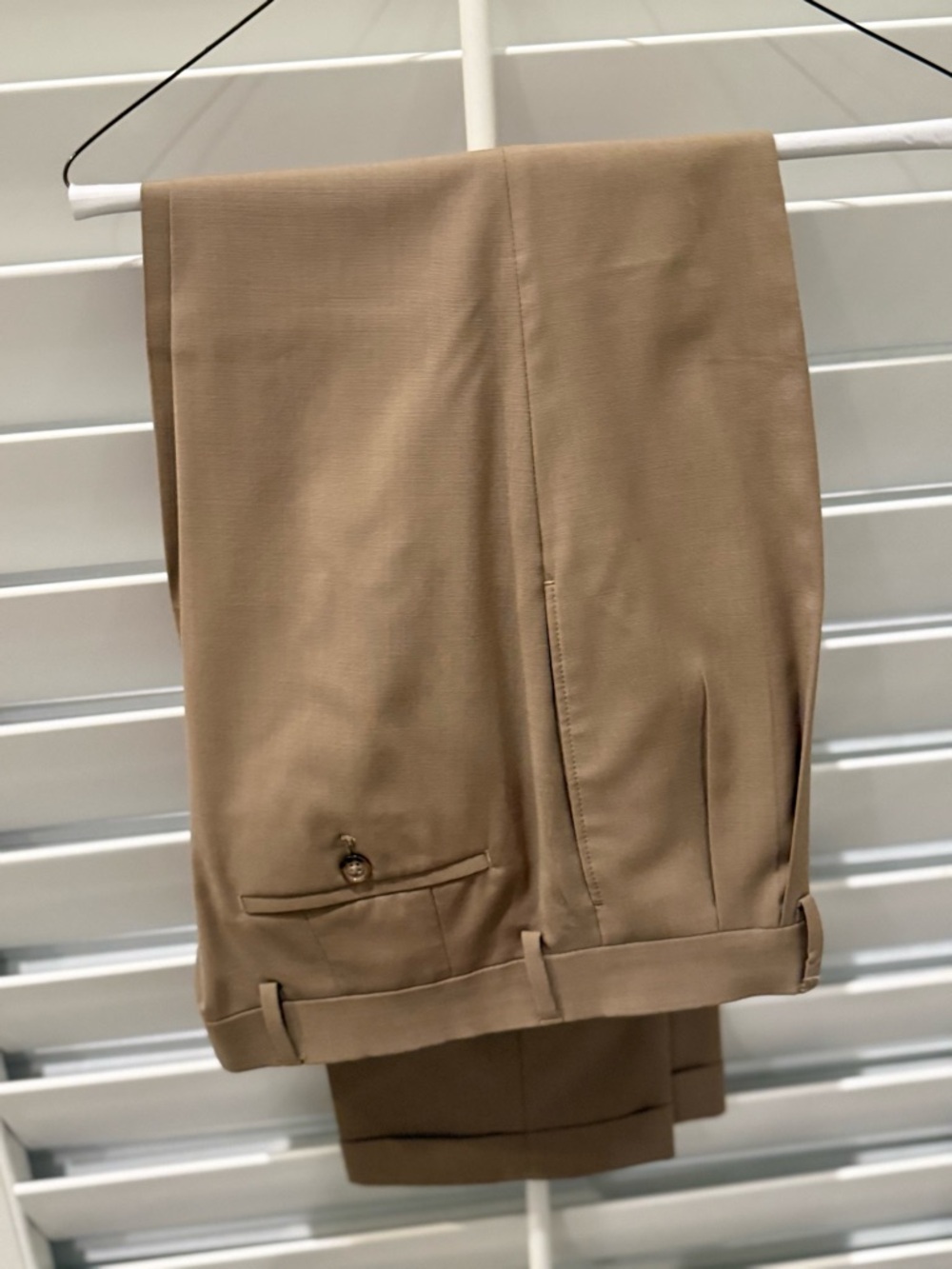 Ralph Lauren Men's Cuffed Dress Pants in Tan 30/30